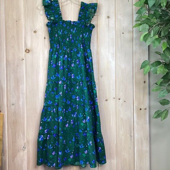 Hill House The Nap Dress A lined Tiered Midi Dress - Picture 5 of 5